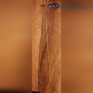 17" Yellow Gold Color Necklace Vintage